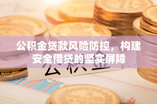 汾西公积金贷款风险防控，构建安全借贷的坚实屏障