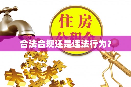 汾西合法合规还是违法行为？
